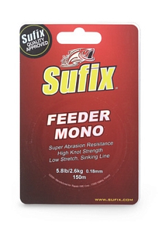 картинка Леска SUFIX Feeder mono Burgundy 150м от магазина Fisherman Market