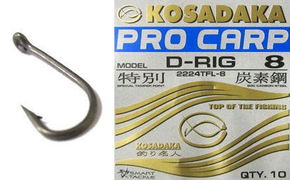 картинка Крючок Kosadaka Pro Carp D-Rig 2224TFL от магазина Fisherman Market