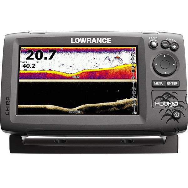 картинка Эхолот Lowrance Hook-7x Mid/High/DownScan от магазина Fisherman Market