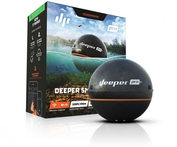 Портативный эхолот Deeper Smart Sonar PRO+ (Wi-fi + GPS)