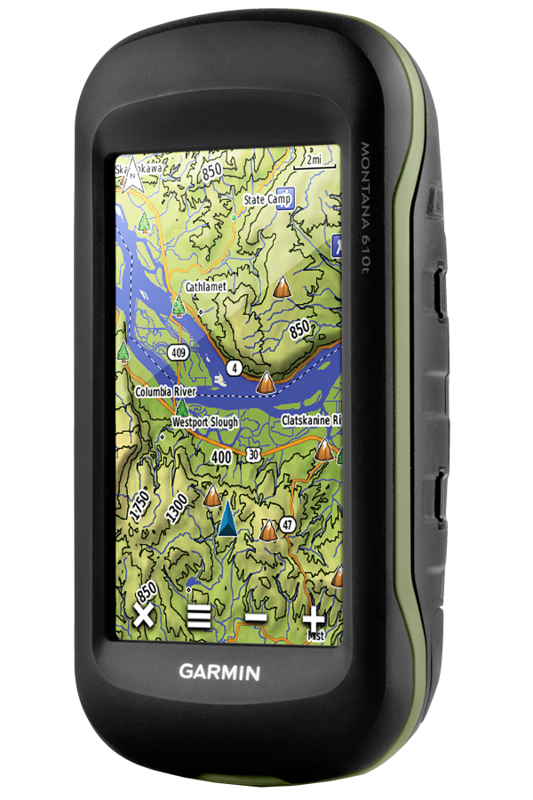 Туристический навигатор Garmin Montana 610t, GPS/ГЛОНАСС topo Russia