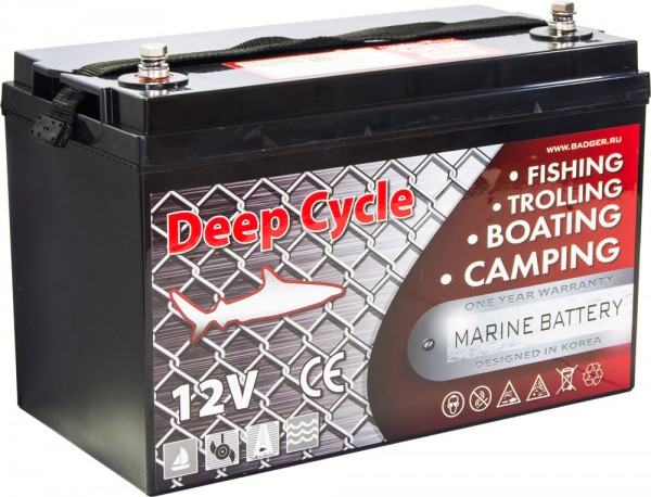 Аккумулятор MARINE DEEP CYCLE AGM (глубокой разрядки, 100 а/ч)