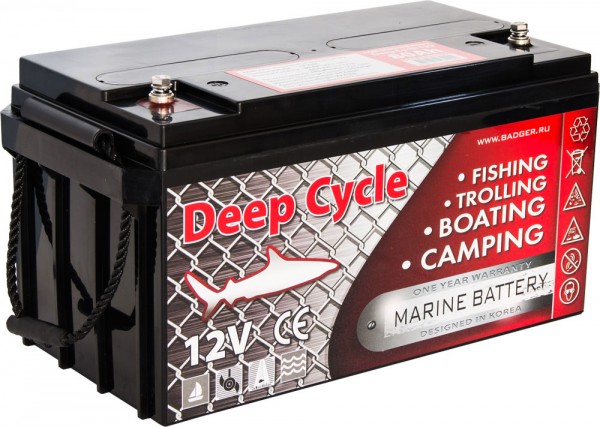 Аккумулятор MARINE DEEP CYCLE AGM (глубокой разрядки, 80 а/ч)