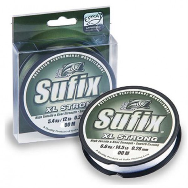 Леска SUFIX XL Strong x10 Lemon Green 100м 0.14мм 1.9кг