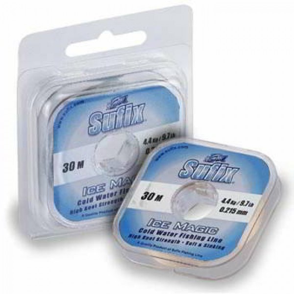 Леска зимняя Sufix Ice Magic 30м 0.115мм 1.3кг