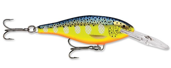 Воблер RAPALA Shad Rap 6 гр (5 см) 1.2 - 2.7 м