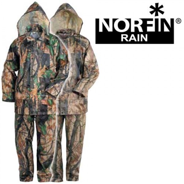 Костюм Демисезонный Norfin Rain Camo Green xxl
