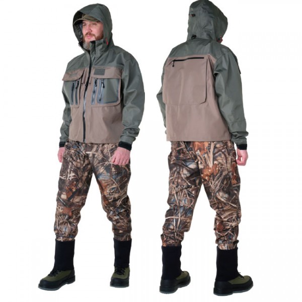 КУРТКА ALASKAN RIVER MASTER XXXL ТЕМНО-ОЛИВКОВЫЙ/СЕРЫЙ XXXL